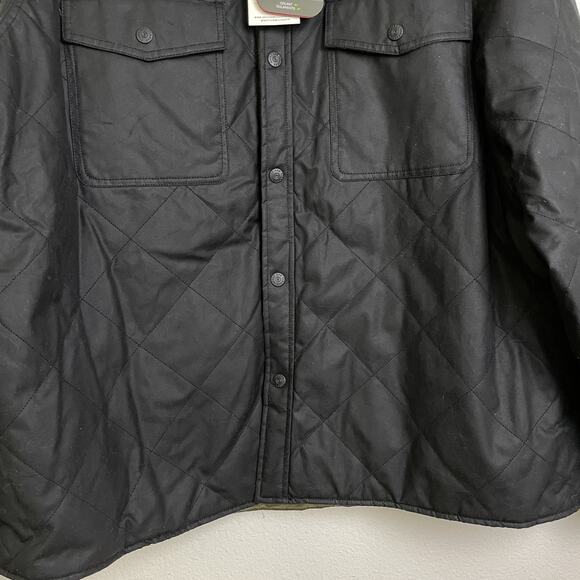 Flint and Tinder Quilted Shirt Jacket Mens 3XL PrimaLoft Insulated Snap Pockets - Picture 4 of 10